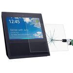 Pellicola in vetro temperato antideflagrante HD da 0,3 mm 9H 2.5D per altoparlante intelligente Amazon Echo Show