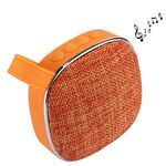 Altoparlante stereo Bluetooth Bluetooth in tessuto portatile X25 con microfono integrato, supporto a mani libere chiamate e scheda TF e AUX IN, Distanza Bluetooth: 10m (arancione)