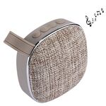 Altoparlante stereo Bluetooth Bluetooth in tessuto portatile X25 con microfono integrato, supporta chiamate a mani libere e scheda TF e aux in, distanza Bluetooth: 10m (Khaki)