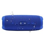 Altoparlante stereo Bluetooth impermeabile Charge3 Life, microfono integrato, supporto chiamate in vivavoce, scheda TF, ingresso AUX e Power Bank (blu)