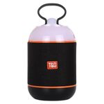 T&G TG605 Altoparlante stereo portatile Bluetooth V5.0 senza fili, microfono integrato, supporto per chiamate in vivavoce, scheda TF, disco U, audio AUX e FM (nero)