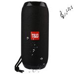 Altoparlante stereo Bluetooth portatile T&G TG117, con microfono integrato, supporto per chiamate in vivavoce e scheda TF e AUX IN e FM, distanza Bluetooth: 10 m (nero)