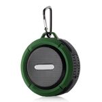 Altoparlante Bluetooth impermeabile da esterno C6 con aspirazione, supporto chiamate in vivavoce (verde)