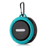 Altoparlante Bluetooth impermeabile C6 da esterno con aspirazione, supporto chiamate in vivavoce (blu)
