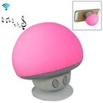 Altoparlante Bluetooth a forma di funghi con porta di aspirazione (rosa)