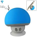 Altoparlante Bluetooth a forma di funghi con porta di aspirazione (blu)