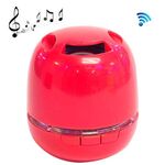 Altoparlante stereo Bluetooth portatile leggero a LED T6 Egg Style, supporto TF Card / funzione Handfree, Per iPhone, Galaxy, Sony, Lenovo, HTC, Huawei, Google, LG, Xiaomi, altri smartphone e tutti i dispositivi Bluetooth (rosso)