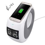 Trasmettitore di ricarica wireless standard QI certificato NILLKIN MC1 CE / RoHs / FCC + altoparlante Bluetooth, spina americana, Per iPhone, Galaxy, Sony, Lenovo, HTC, Huawei, Google, LG, Xiaomi, altri smartphone