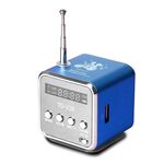 Altoparlanti portatili con mini radio multifunzione FM Altoparlanti per notebook USB per TV Supporto per telefono Scheda SD / TF Lettore musicale Mp3