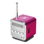 Altoparlanti portatili con mini radio multifunzione FM Altoparlanti per notebook USB per TV Supporto per telefono Scheda SD / TF Lettore musicale Mp3
