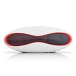 Altoparlante Bluetooth della forma del mini stereo 3D con lo slot della scheda TF (bianco)