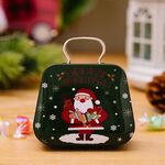 Decorazioni natalizie a forma di borsa Scatola di caramelle Regalo per bambini Scatola di ferro (C)