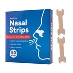 50 pezzi/confezione 66 x 19 mm cerotti nasali per migliorare il sonno, ridurre il russare e alleviare la congestione nasale