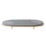 Tappetino assorbente per asciugatura, ripiano, lavandino del bagno, tappetino di drenaggio, dimensioni: 30x19 cm