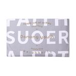 Tappetino antiscivolo morbido per il bagno in terra di diatomee, assorbente per l'acqua, ad asciugatura rapida, stile: lettere saltanti (52x32 cm)