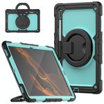 Per Samsung Galaxy Tab S8 ultra spalla cinturino in silicone + custodia per tablet PC (blu chiaro)