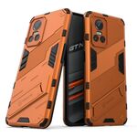 Per OPPO Realme GT Neo3 5G Cina Punk Armor 2 in 1 PC + TPU Cassa del telefono antiurto con supporto invisibile (arancione)