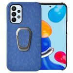 Per Samsung Galaxy A23 4G porta custodia per telefono a nido d'ape (blu navy)