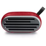 Nuovo Rixing NR-105 Mini TWS Metal Bluetooth Speaker Auther-free Call / FM (rosso)