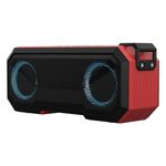 Altoparlante Bluetooth wireless X8 Subwoofer impermeabile IPX7 con luce colorata (rosso)