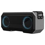 Altoparlante Bluetooth wireless X8 Subwoofer impermeabile IPX7 con luce colorata (grigio chiaro)