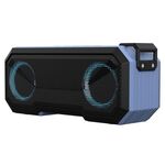 Altoparlante Bluetooth wireless X8 Subwoofer impermeabile IPX7 con luce colorata (azzurro)