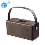Subwoofer portatile D30 Altoparlante Bluetooth 4.2 in legno, supporto TF Card e riproduzione AUX e U da 3,5 mm