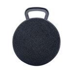 A01L Texture di stoffa rotonda Mini altoparlante Bluetooth Bluetooth, supporta la chiamata a mani libere e la scheda TF (nera)