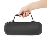 Scatola di immagazzinatrice Bluetooth EVA all'aperto con tracolla e moschettone per JBL Charge 5 (nero)