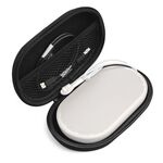 2 pezzi per custodia protettiva per altoparlante Bluetooth portatile B&O BeoPlay P2 con moschettone (nero)