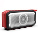 Altoparlante Bluetooth wireless impermeabile IPX7 da esterno X3 5W, supporto vivavoce / USB / AUX / TF Card (rosso)