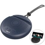 Altoparlante Bluetooth stereo portatile ZEALOT S24 con cordino e supporto per slot per scheda mobile, supporta chiamate in vivavoce e scheda TF (blu scuro)
