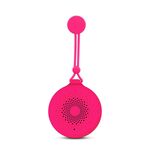 Altoparlante Bluetooth impermeabile con tazza di ventosa Q50 per bagno (rosa)