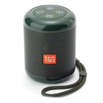 T&G TG519 TWS Altoparlante Bluetooth portatile HiFi Subwoofer Altoparlanti a colonna wireless per esterni Supporto TF Card / FM / Disco AUX / U da 3,5 mm / Chiamata a mani libere (Verde scuro)