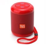 T&G TG519 TWS Altoparlante Bluetooth portatile HiFi Subwoofer Altoparlanti a colonna wireless per esterni Supporto TF Card / FM / Disco AUX / U da 3,5 mm / Chiamata in vivavoce (Rosso)