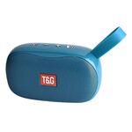 Altoparlante Bluetooth subwoofer T&G TG173 TWS con cavo intrecciato, supporto USB / AUX / TF Card / FM (verde)