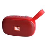 Altoparlante Bluetooth subwoofer T&G TG173 TWS con cavo intrecciato, supporto USB / AUX / TF Card / FM (rosso)