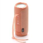 T & G TG227 Altoparlante per musica Bluetooth Bluetooth portatile da esterno con supporto a LED FM / TF / USB (rosa)