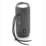 T & G TG227 Altoparlante per musica Bluetooth Bluetooth portatile esterno con supporto a LED FM / TF / USB (grigio)