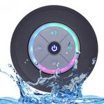 Altoparlanti bluetooth wireless BTS-09 LED impermeabile FM Subwoofer Bluetooth Colonna Bluetooth Canda TF Tapping Mini Shower (Nero)