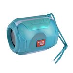 T&G TG162 LED Altoparlante Bluetooth portatile stereo Mini altoparlante wireless Subwoofer (verde)