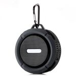 Altoparlante a ventosa per altoparlante per auto Bluetooth senza fili per esterno C6a, supporto per scheda TF (nero)