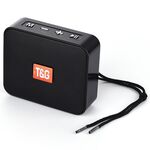 T&G TG166 Altoparlante portatile Bluetooth wireless a colori piccolo (nero)