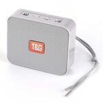 Altoparlante portatile senza fili Bluetooth T&G TG166 a colori (grigio argento)