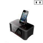 AUDIO AUDIO AUDIO AUDIO NFC Bluetooth Audio Orologio per altoparlanti Bluetooth, Specifica: Pluppo USA (nero)