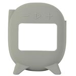 Per JBL clip 4 custodia protettiva in silicone altoparlante Bluetooth (argento grigio)