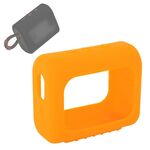 Per JBL GO3 altoparlante Bluetooth Custodia in silicone portatile custodia protettiva con moschettone (arancione)