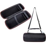 P402 per JBL Pulse4 Fodera in velluto PASSEGGIO PORTATILE BAG CONTATORE PROTECTIVE (Griglia netta nera)