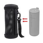 EVA Bluetooth Speaker Hollow Protective Case Borsa portatile per Logitech Ue Megaboom 3 (nero)