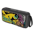 Dorealme F0 TWS Mini Graffiti Bluetooth Altoparlante Supporto FM / TF Card (Black Graffiti)